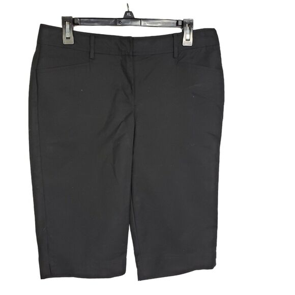 Ann Taylor Pants - Ann Taylor Signature Womens Capri Pants Size 8 Black Pockets Chino Stretch